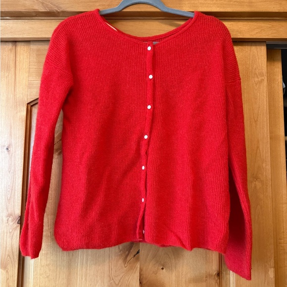 Sezane Sweaters - Sezane Red Women's Cardigan